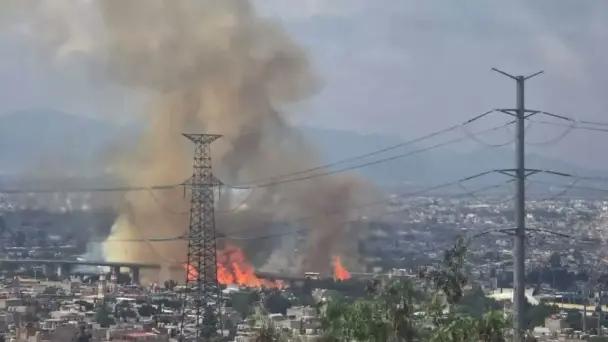 Se incendia pipa en Iztapalapa, por Puente de la Concordia