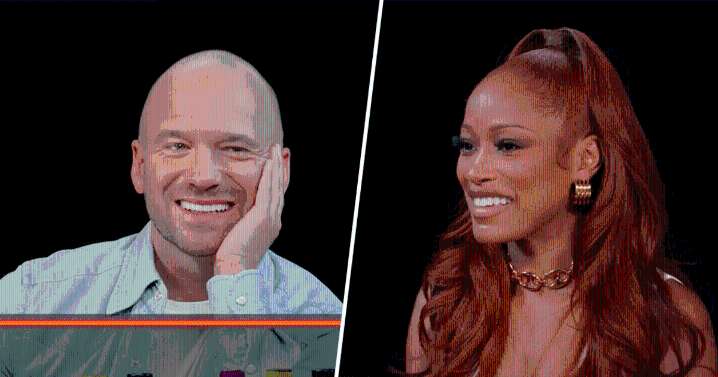 Keke Palmer Kisses 'Hot Ones' Host Sean Evans After He Revealed Crush