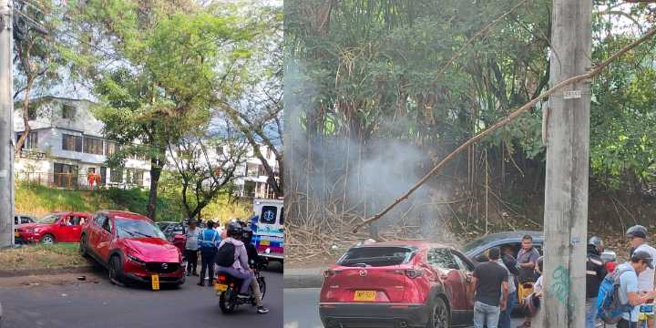 Fuerte accidente en Ibagué: dos camionetas se estrellaron