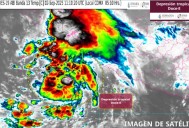¡Más lluvias! Depresión tropical Doce-E se forma frente a las costas de Jalisco y Colima