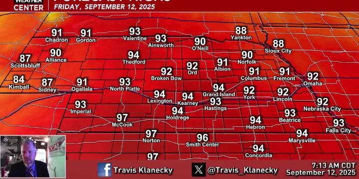 Hot weather brings an end to the week, but there are a couple of good chances for rain looking ahead