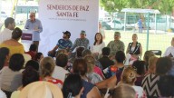 Inaugura Rocha Moya el Sendero de Paz en Santa Fe, en Mazatlán