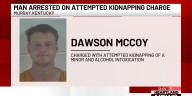 Murray man arrested on attempted kidnapping, alcohol intoxication charges