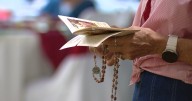 Neighbors celebrate the Virgin Mary's birthday