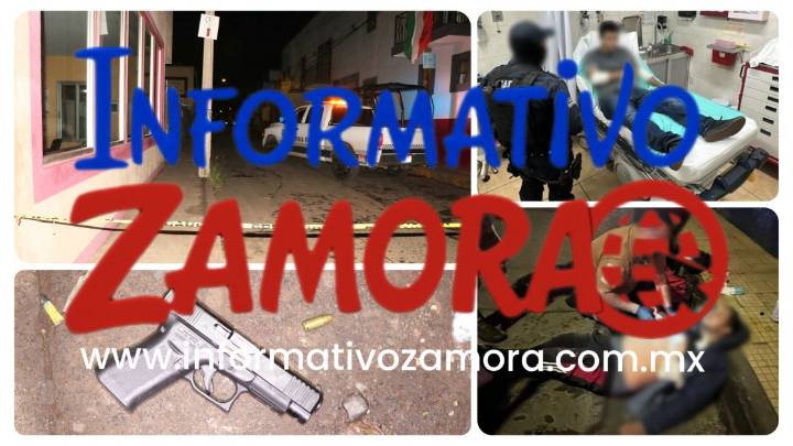Balacera en pleno Centro deja dos lesionados; se aseguró una pistola y...