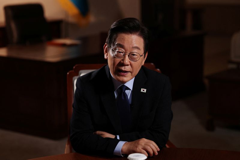 Exclusive-South Korea's President Lee says US investment demands would spark financial crisis