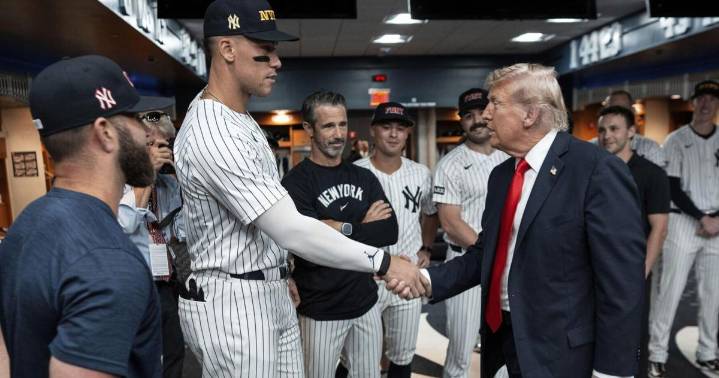 Trump marks 9/11 by attending Yankees