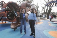 Mayra y Ceci Soler recorrieron la obra de refacción de la plaza Belén