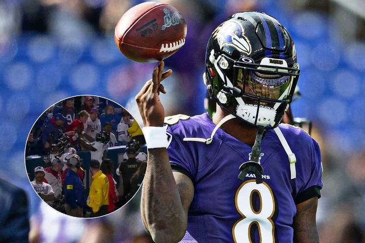 Fanático de los Bills es vetado indefinidamente de la NFL tras golpear a Lamar Jackson y DeAndre Hopkins