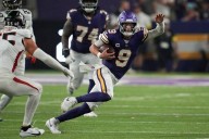 Vikings QB McCarthy's sprained ankle will keep him out for next game vs. Burrow