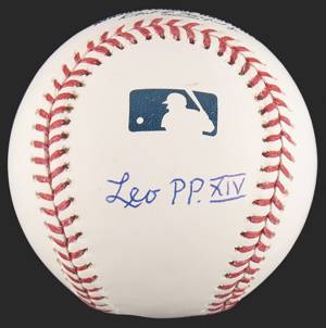 Baseball signed by White Sox fan Pope Leo XIV up for auction