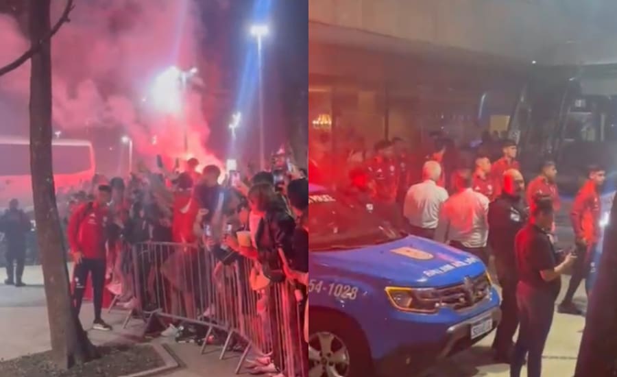 VIDEO. A pesar de estar eliminados: la multitudinaria llegada chilenos a Rio de Janeiro para alentar a La Roja contra Brasil