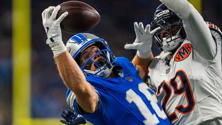 Detroit Lions' Isaac TeSlaa grabbing NFL eyes with one