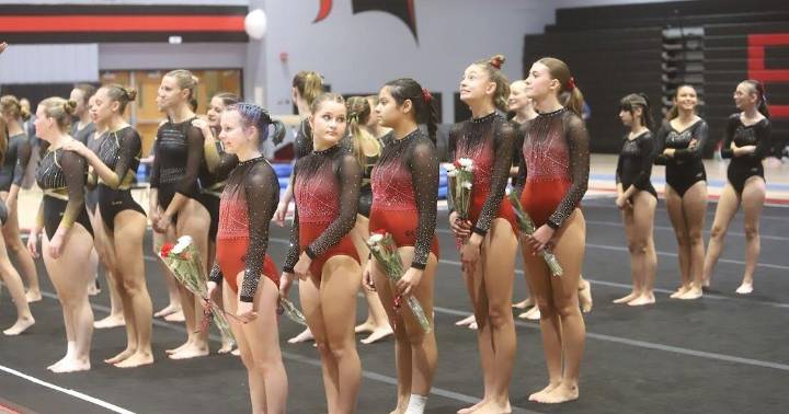 Emporia High Gymnastics Competes on Senior Night in Final Home Competition
