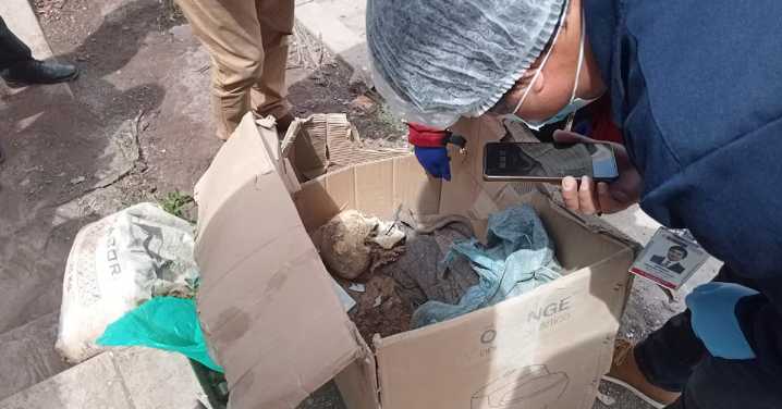 Hallan en Cusco fardo funerario prehispánico dentro de caja de cartón: Investigan posible tráfico ilícito