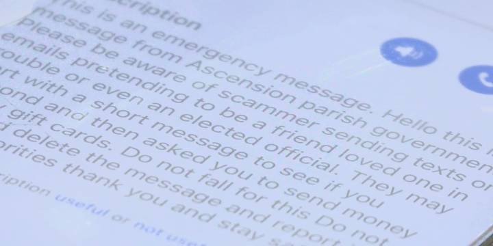 Officials warning about scams after Parish president was impersonated