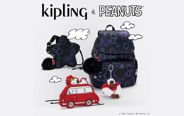 Kipling X Peanuts se unen en una colaboración celestial!