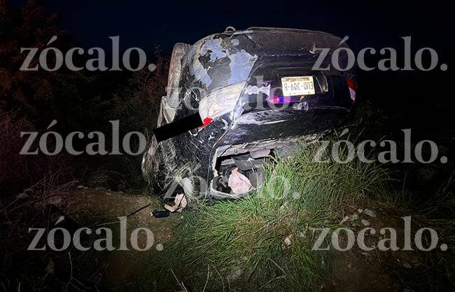 Volcadura en Fraccionamiento Rincon de Encinos deja en estado grave a un hombre