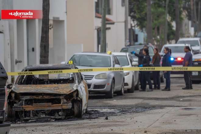 Segundo ataque contra FGE en menos de 48 horas: incendian vehículos en Tijuana 