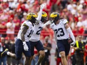 No. 21 Michigan uses 3 long TD runs to beat Nebraska 30-27, extend Huskers' skid against Top 25 foes
