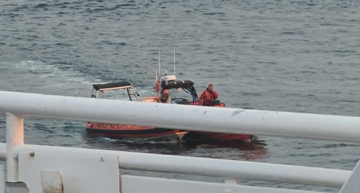 BC Ferries involved in a marine rescue