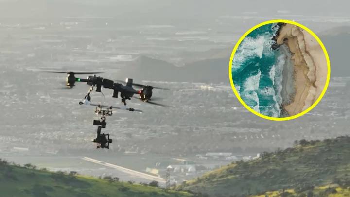 Con drones gigantes: Banco de Chile presenta masivo "Proyecto 4270"