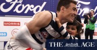 Geelong Cats star Jeremy Cameron played out the AFL grand final with a broken arm and the Coleman Medal winner had little impact against Brisbane Lions