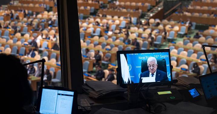 'Palestinians will not leave,' their president tells world leaders at UN in defiant, virtual speech