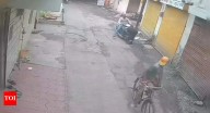 Caught on cam: Ex-girlfriend run over by speeding scooter after refusing reconciliation in Indore