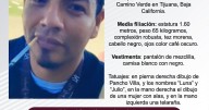 Se busca a Julio César Gómez Corona de 37 años