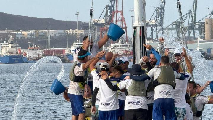 El 'Pueblo Guanche' conquista el Campeonato y firma el triplete en la temporada de Vela latina