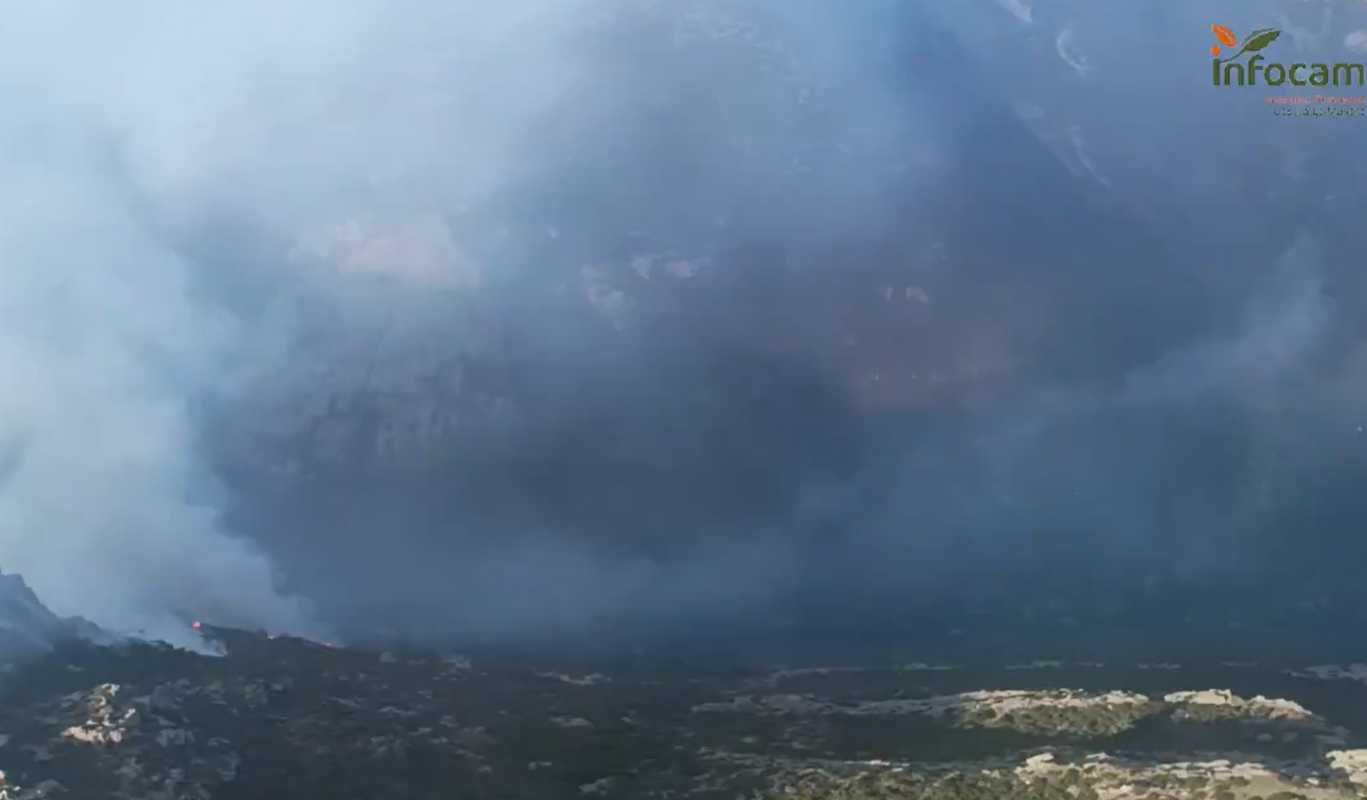 El incendio de la Sierra Norte de Guadalajara se acerca a la estabilización: los frentes están contenidos