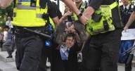 Police arrest 400 at London protest supporting banned pro