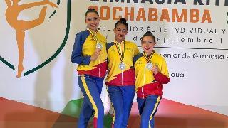 Manuela Gallego, medallista en Panamericano de Gimnasia