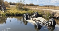 Montana man dies after vehicle flips and submerges in water