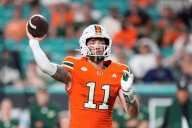 Miami's Carson Beck has faced Florida multiple times. He's now going to play them as a Hurricane