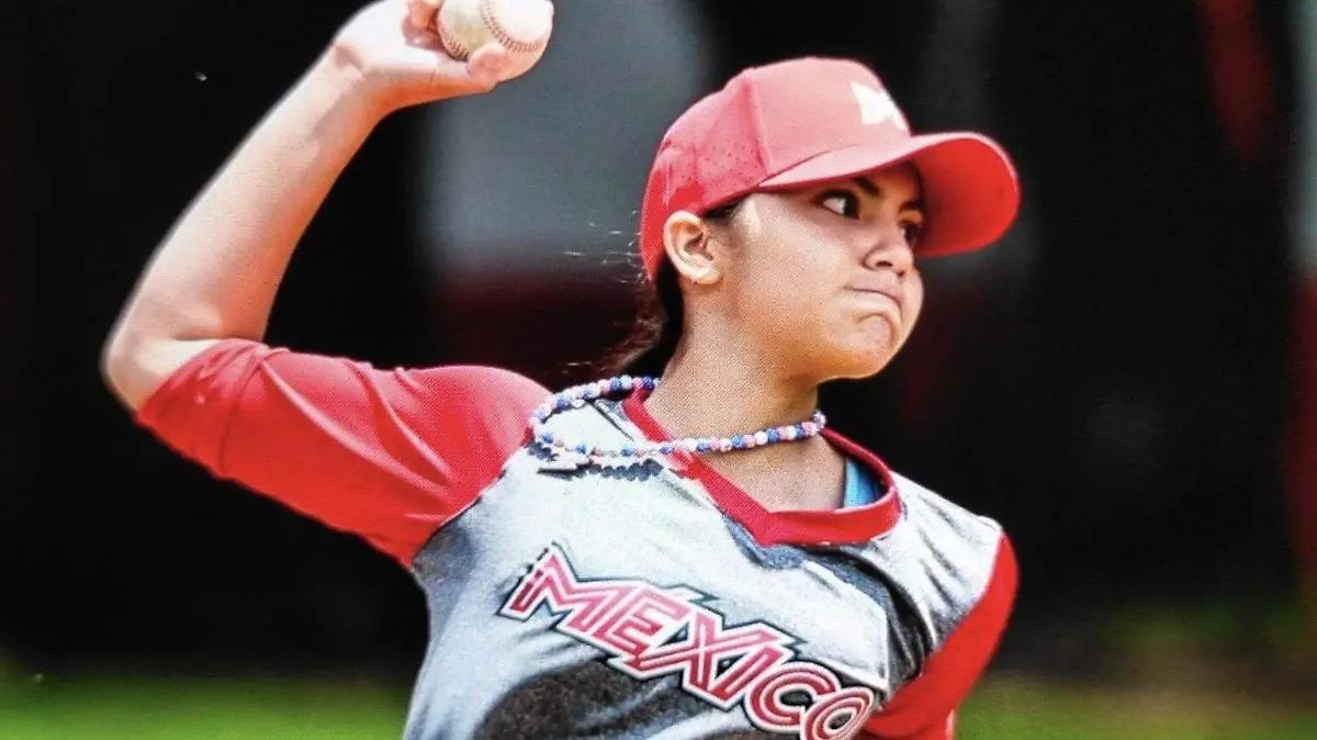 Aylin Peregrino cumple su sueño: a sus 15 años representará a México en el Panamericano de Béisbol