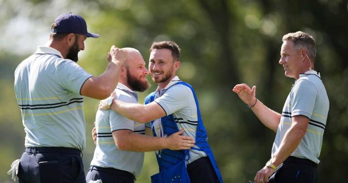 Ryder Cup's early main event turns into European victory