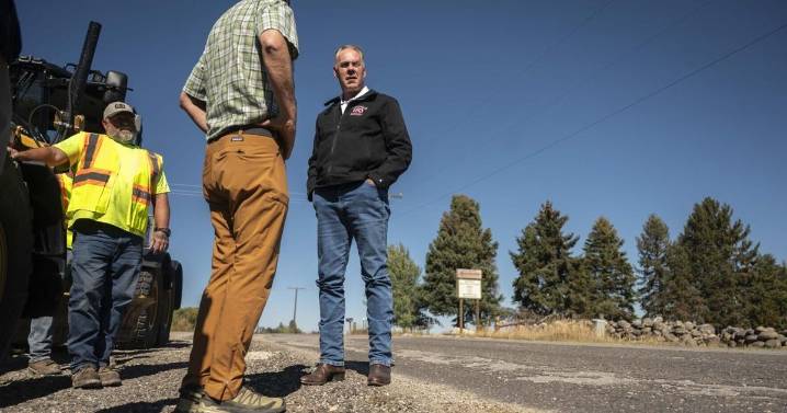 'My focus is the county': Zinke visits Ricketts Road project site in Hamilton