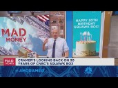 Jim Cramer rings in the 30th anniversary of Squawk Box