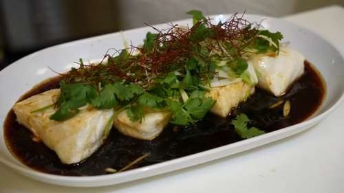 The Dish: Steamed Chilean sea bass in soy broth from Chef Nok Suntaranon at Kalaya in Fishtown Philadelphia