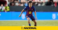 Pedri y Dani Olmo alucinan con él en los entrenamientos del Barça