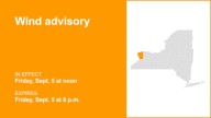 NY weather: Wind advisory issued for Niagara and Erie counties until Friday evening
