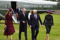 Trump aterriza en Windsor para su segunda visita de Estado con honores militares y saludo real