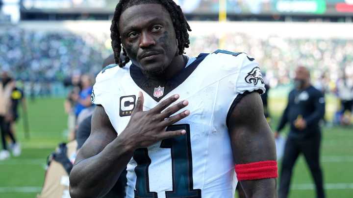 AJ Brown quickly deletes cryptic social media post after Eagles receiver suffered another single