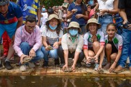 600 tortugas liberadas en la laguna El Tablón en el municipio de Tame, Arauca