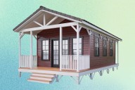 This Amazon Tiny House Has a Cute Covered Front Porch