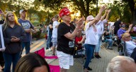 Photos: Charlie Kirk vigil held on West Virginia Capitol steps