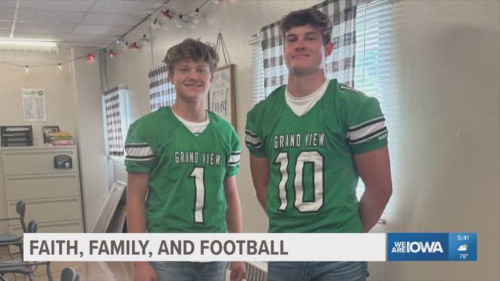 Hoben brothers help lead Grand View Christian football to success