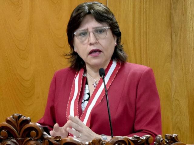 Fiscal Delia Espinoza pide al Poder Judicial cancelar inscripción del partido Fuerza Popular